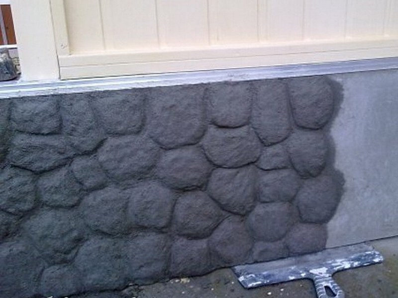 Имитация камня из цементного раствора бетон прайс лист москва