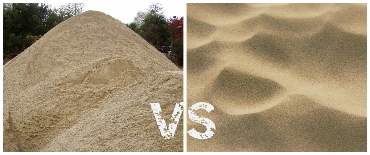 речной или карьерный песок